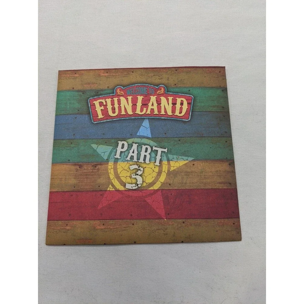 Lot Of (2) Escape The Room Expansion Packs No Box Welcome To Funland And Murder
